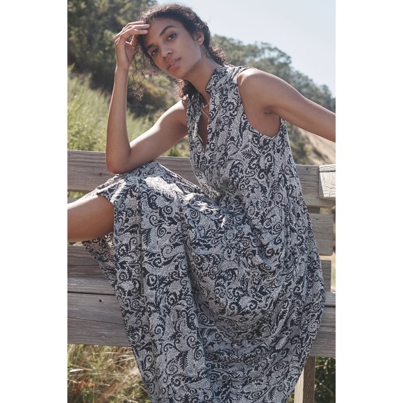 Anthropologie Maeve Marya Tiered Maxi Dress - Picture 3 of 8